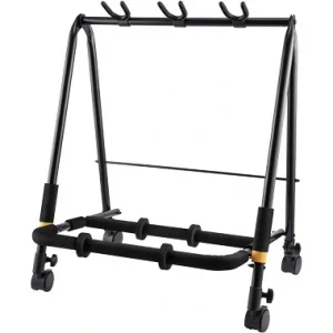 Hercules GS523B PLUS 3-Enstürman Tekerlekli Gitar Rack
