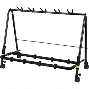 Hercules GS525B PLUS Hercules GS523B PLUS 5-Enstürman Tekerlekli Gitar Rack