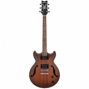 Ibanez AM53-SRF Artcore Serisi Hollow Body Sunburst Red Flat Rosewood Klavye Elektro Gitar