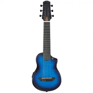 Ibanez AUP10FMNE-TBO Ukulele Serisi Mavi Elektro Akustik Gitar