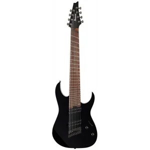 IBANEZ RGMS8-BK RG Iron Label Siyah Elektro Gitar
