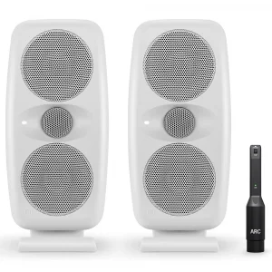 IK Multimedia IP-ILOUD-MTMWMKII2X-IN iLoud MTM MKII Pair Beyaz Stüdyo Monitör Seti Çift (ARC Mikrofonu Dahil)