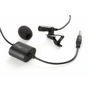 IK Multimedia iRig Mic Lav Lavalier / Lapel / Clip-On Mikrofon (iOS &  Android)