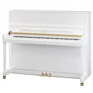 KAWAI K-300 WH/P Parlak Beyaz 122 CM Duvar Piyanosu - Japon Üretimi