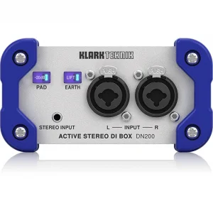 Klark Teknik DN200 V2 2 Kanal Stereo Aktif Direct Box