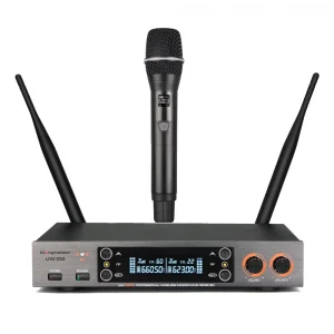 K.Meister UW-102E Tek EL Kablosuz Mikrofon Seti, 200-Kanal | Anti-Feedback