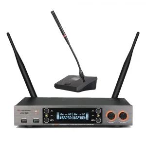 K.Meister UW-102M Kürsü tipi Kablosuz Mikrofon Seti 200-Kanal | Anti-Feedback