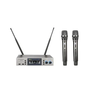 K.Meister UW-202EE Çift EL Kablosuz Mikrofon Seti | 2x380 Kanal | Anti-Feedback