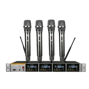 K.Meister UW-3430 4 EL Mikrofonlu Kablosuz Mikrofon Seti