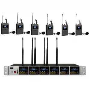 K.Meister UW-3630 6 Yaka Mikrofonlu Kablosuz Set