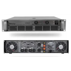 König A-3000/S 2x1450W/4-ohm Power Amfi with crossover