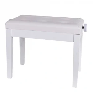 KOZMOS DX15-WH Ayarlı Piyano Taburesi - Beyaz