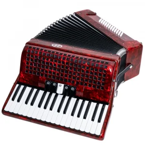 KOZMOS HC3448 H Serisi 34 Tuş-48 Bas Kırmızı Akordiyon