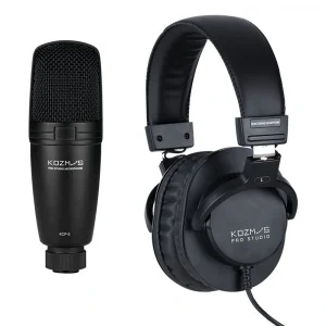 Kozmos KCP-3 + KHDP-S200 Kulaklık ve Aksesuarlı Mikrofon Seti