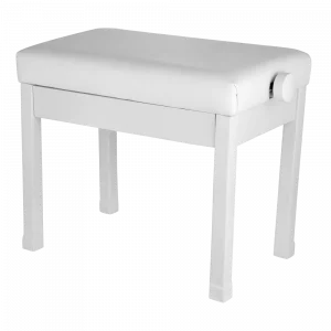 KOZMOS KPB-120WH / Ayarlı Piyano Taburesi (Beyaz)