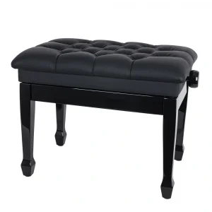 KOZMOS PJ006-BK Ayarlı Piyano Taburesi - Siyah