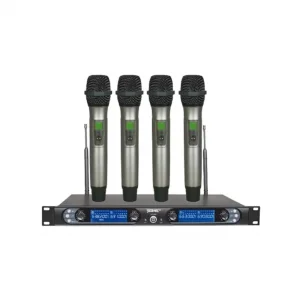 Kraftig U4101E 4 EL Mikrofonlu Kablosuz Mikrofon Seti