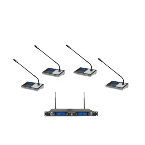 Kraftig U4101-M 4 Kürsü Mikrofonlu Kablosuz Set