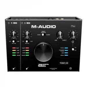 M-Audio AIR 192|8 2-giriş / 4-çıkış / 24-bit/192 kHz / +48 V mikrofon / MIDI/ enstrüman girişli yeni nesil ses kartı