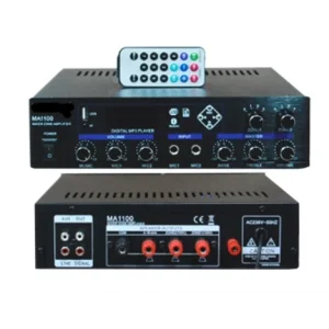 MA1100 Mixer-Amplifier | 100W/100V | USB | Bluetooth | FM Radyo | Priority