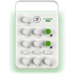 Mackie M-Caster Live Portatif Canlı Yayın Mikseri (Beyaz)