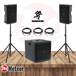 Mackie Paket-002 2.1 Canlı Müzik Ses Sistemi 2 x THUMP212 + 1 x Thump 118