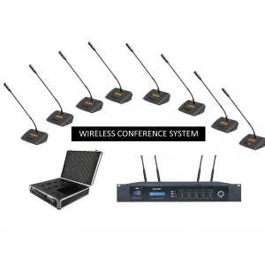 HTDZ 2288 Kablosuz Konferans Sistemi | 256 mikrofona kadar genişleyebilir.