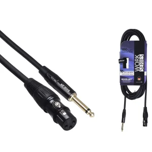 WORK 55405 5-metre Sinyal Kablo XLR Dişi to 6.3 mm mono TS