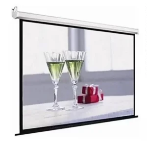 MOTOR 1000x600cm Motorlu Projeksiyon Perdesi | M1 Sertifikalı | Bordürlü | Işık Geçirmez