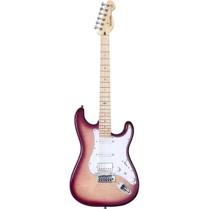 Mooer MSC30ProRPP Elektro Gitar (Rose Purple)