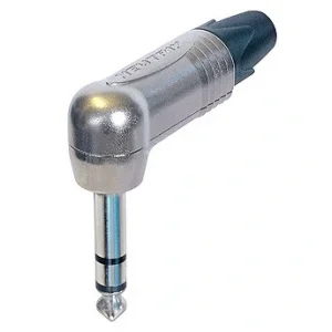 Neutrik NP3RX stereo 6.3 mm. 1/4 Pipo Açılı Civi Jack
