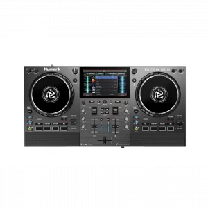 Numark Mixstream Pro Go Pil ile çalışabilen, Amazon Müzik Destekli, Standalone Streaming DJ Kontrolcüsü