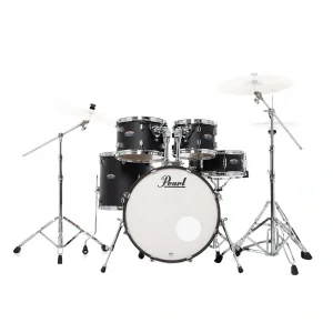 PEARL DMP905/C227 Decade Maple Satin Slate Black 5 Parça (20B/10T/12T/14F/14S) HWP-834 Aksam Setli Akustik Davul Seti