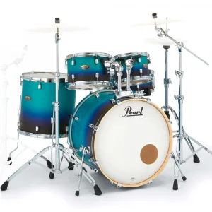 PEARL DMP925SD/C211 Decade Maple Azure Daybreak 5 Parça (22B/10T/12T/16F/14S) HWP-930 Aksam Setli Akustik Davul Seti