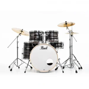 PEARL EXX725SBR/C779 Export EXX Metallic Amethyst Twist 5 Parça (22B/10T/12T/16F/14S) HWP-834 Aksam Setli ve Sabian SBR Zil Setli Akustik Davul Seti