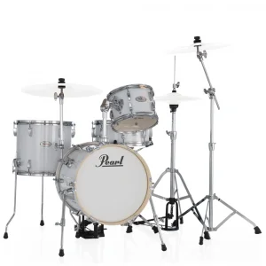 PEARL MT564/C-D33 Midtown Pure White 4 Parça (16B/10T/13F/13S) Aksamlı Akustik Davul Seti