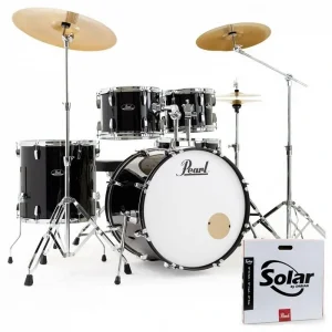 PEARL RS505BC/C31 Roadshow 5 Parça (20B/10T/12T/14F/14S) Aksamlı ve Sabian Zilli Akustik Davul Seti