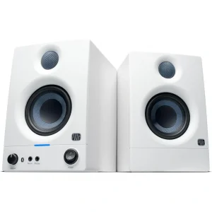 PreSonus Eris 3.5 BT MK II (Beyaz) Yeni Nesil, Bluetooth 5.0 Bağlantılı 3.5 2-Yollu aktif stüdyo monitor (Çift)