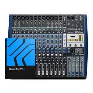 PreSonus StudioLive AR16c USB USB-C bağlantılı 16 Kanal Hibrit mixer / ses kartı / recorder