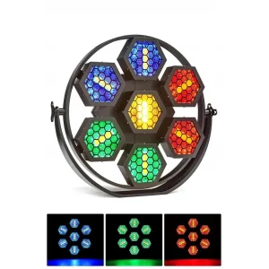 Quenlite QD-950 DMX 7x50W Sahne Dekor Işığı, Led Efekt RGBW