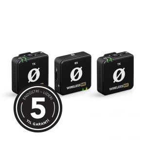 RODE Wireless ME Dual İki Vericili Kompakt Kablosuz Mikrofon Sistemi