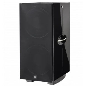 REL 212 Black Label Subwoofer siyah Grill ile gelir