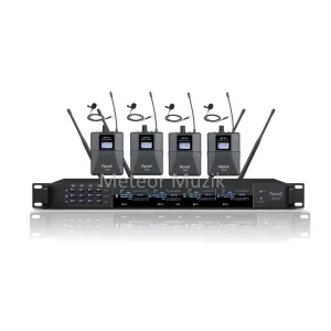 Roof R-214Y 4 Yaka Kablosuz Mikrofon Seti