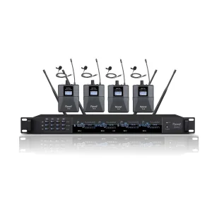 Roof R214Y 4 Yaka Mikrofonlu Kablosuz Mikrofon Seti