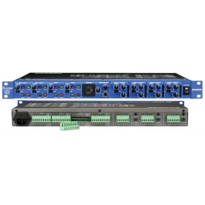 Samson S-ZONE 4-Zone Stereo Matrix Mixer, 1U