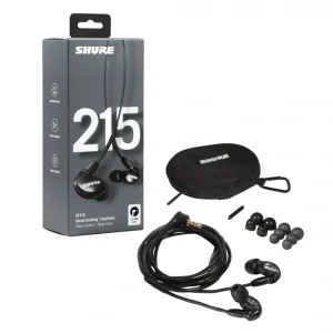 SHURE SE215-K-EFS Kulaklık, Sound isolating, Black
