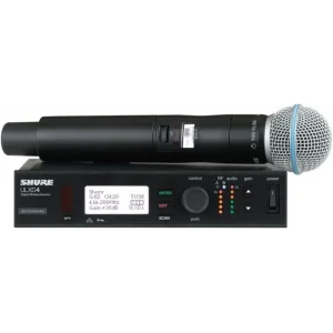 SHURE ULXD24E/B58 EL Tipi Kablosuz Mikrofon Seti