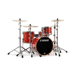 Sonor 20 ProLite Serisi 4 Parça Akustik Davul Seti (Fiery Red)