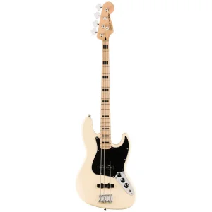 Squier Affinity Active Jazz Bass Akçaağaç Klavye BPG Olympic White Bas Gitar
