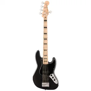 Squier Affinity Active Jazz Bass V Akçaağaç Klavye Metalik Siyah Bas Gitar